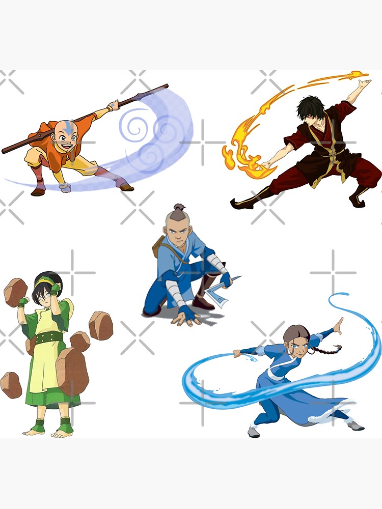 Team Avatar Gaang sticker set by AndreSchilder