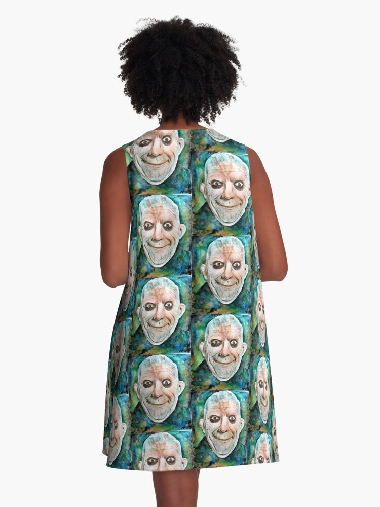 Uncle Fester Addams Family A-Line Dress for Sale by ArtbyPriscilla