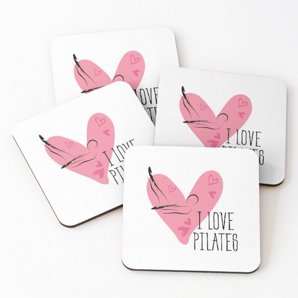 Item preview, Pilates pose and heart designed and sold by sashica.