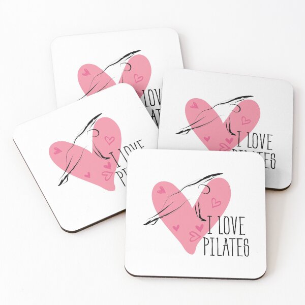 Item preview, Pilates pose and heart designed and sold by sashica.