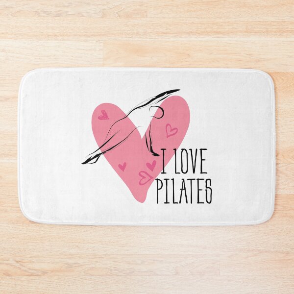 Item preview, Pilates pose and heart designed and sold by sashica.