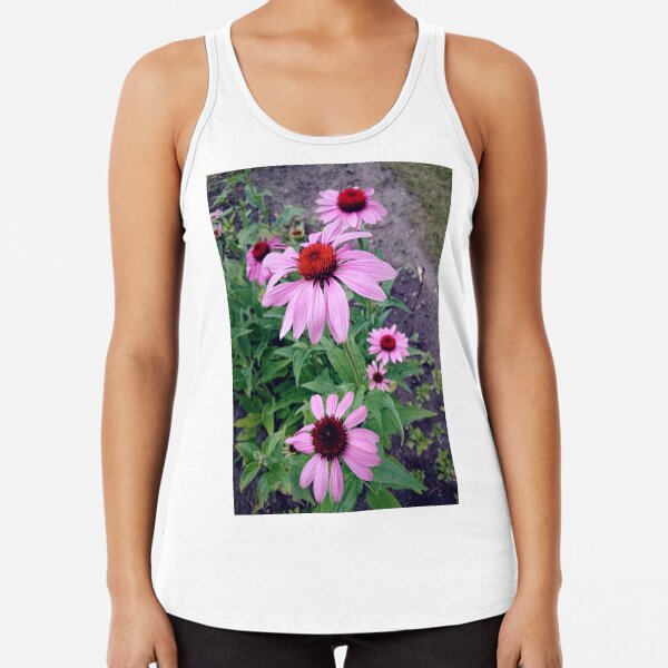 Roter Sonnenhut Racerback Tank Top