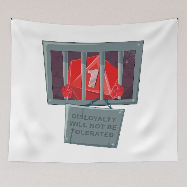 Item preview, Dice Disloyalty Will Not Be Tolerated designed and sold by WickedWizard.