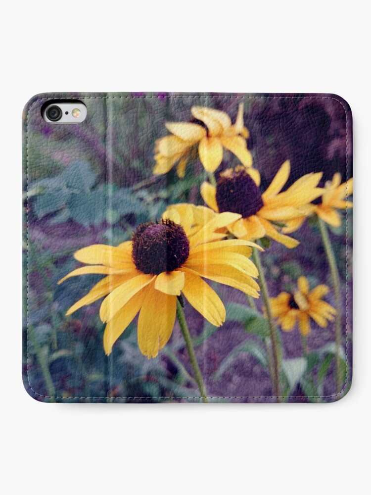Alternative Ansicht von Gelber Sonnenhut iPhone Flip-Case