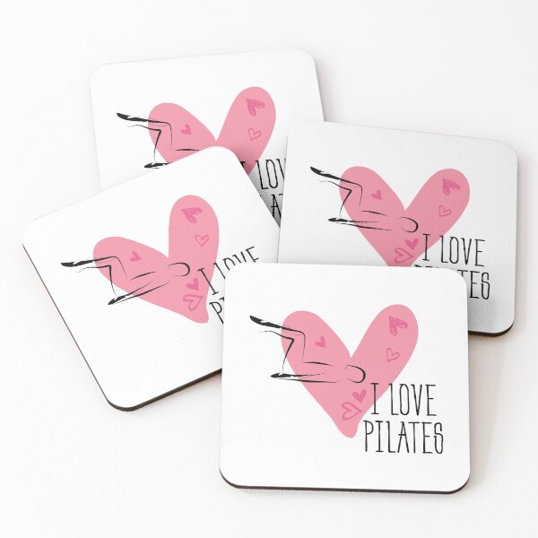 Item preview, Pilates pose and heart designed and sold by sashica.