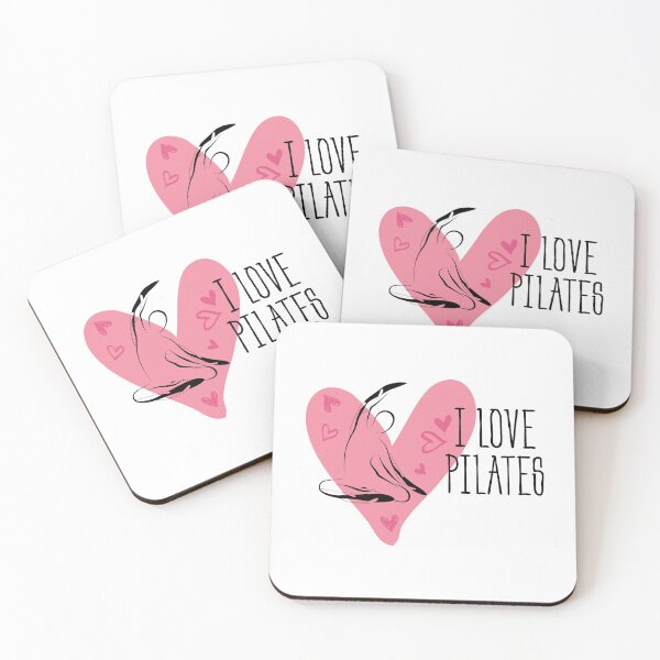 Item preview, Pilates pose and heart designed and sold by sashica.