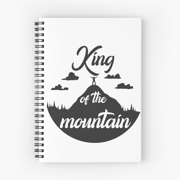 Item preview, King of The Mountain - Funny Gift for Hiking Adventures lovers designed and sold by IslandLakeTree.
