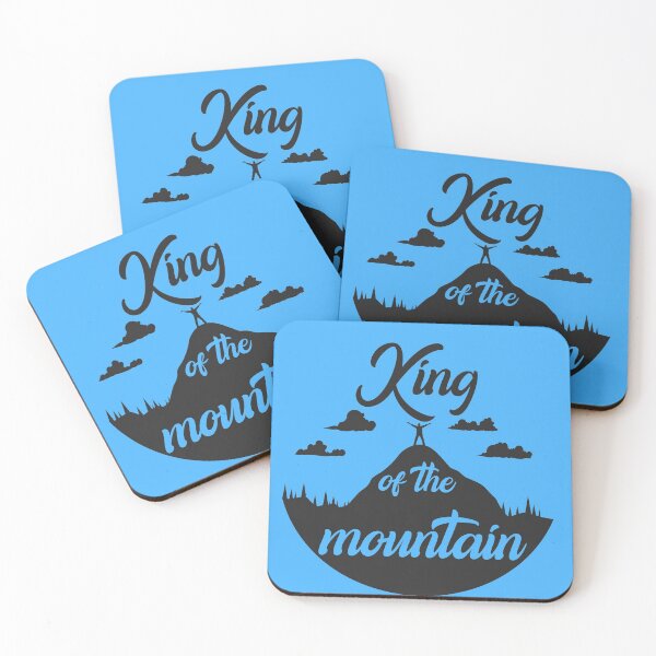 Item preview, King of The Mountain - Funny Gift for Hiking Adventures lovers designed and sold by IslandLakeTree.