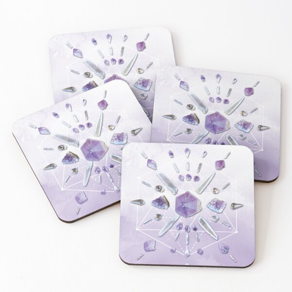 Item preview, Amethyst Crystal Grid - Transformation designed and sold by SpiritStone.