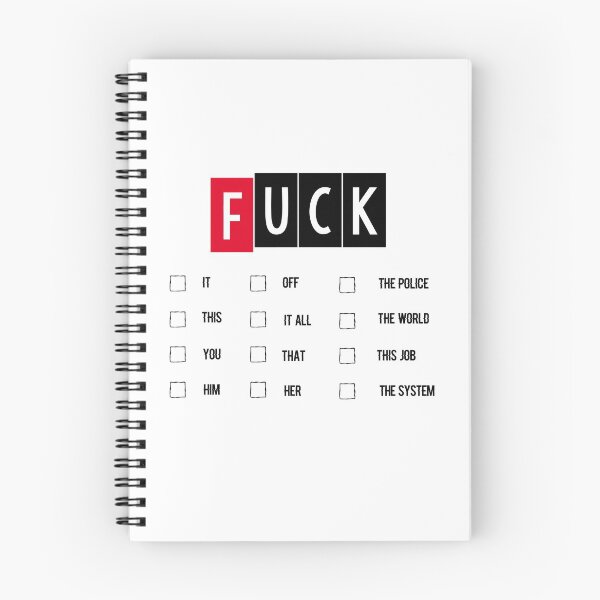 Item preview, Fuck design black and red multiple choice checkbox  designed and sold by Sitamood.