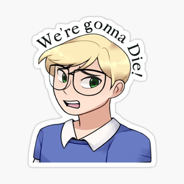 Panic and Die Sticker