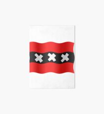 Amsterdam vlag Art Board Print