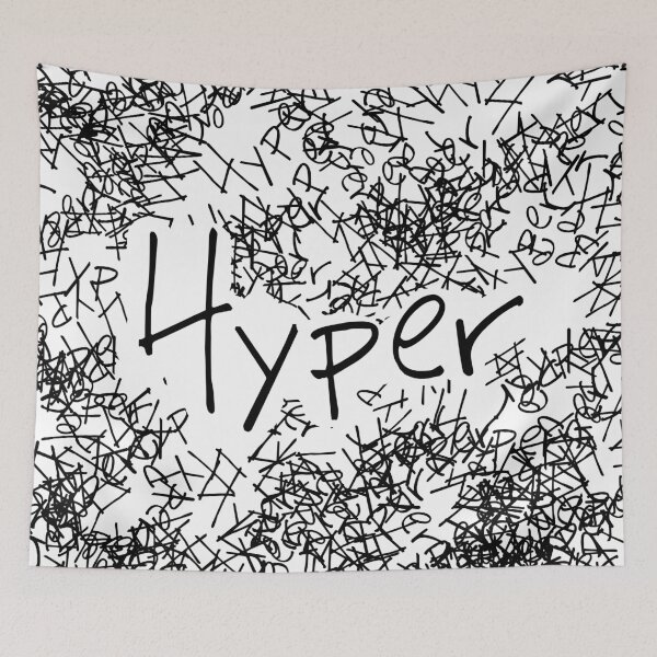 Item preview, Hyper (Word Art) designed and sold by SassyClassyMe.
