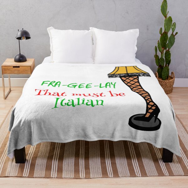 Item preview, Fra-Gee-Lay - That Must Be Italian - Christmas Story Leg Lamp designed and sold by CobwebsClothing.