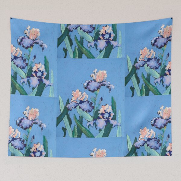 Item preview, Pastel flowers blue iris designed and sold by Kuhtina.