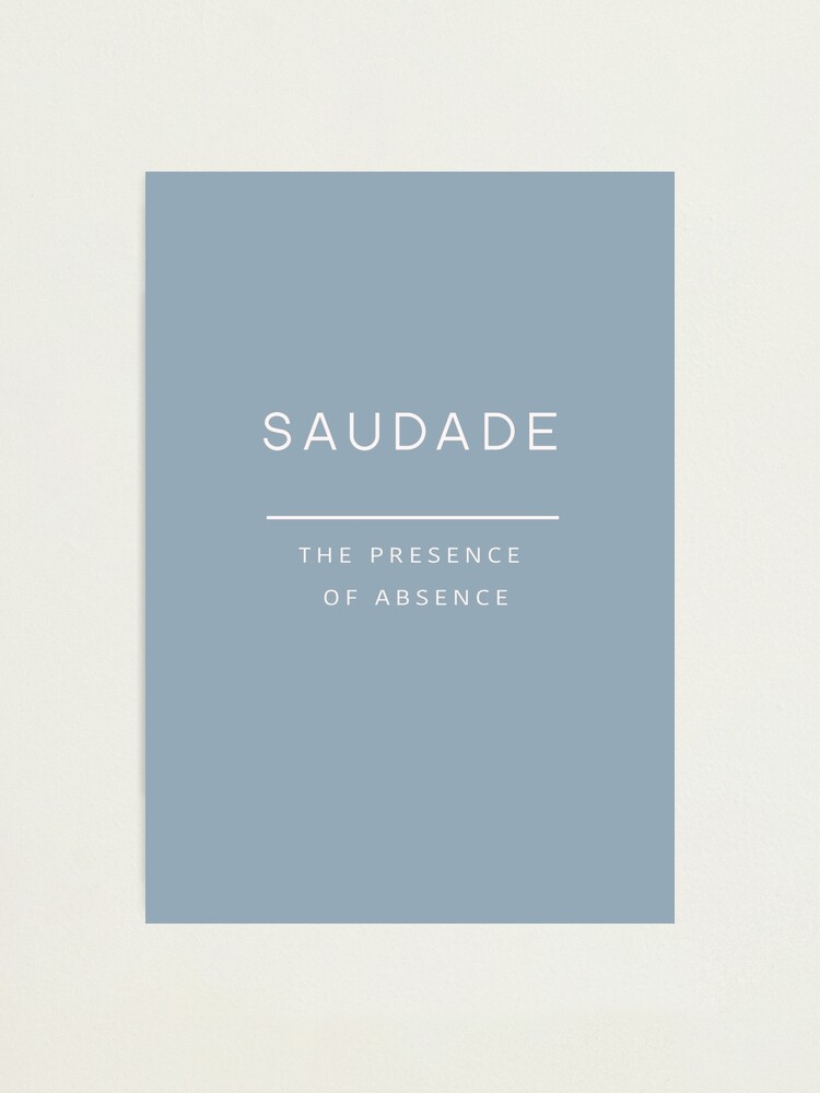 Saudade - Travel Word Definition - Typography - Wanderlust Art Board Print  by thingswithlove