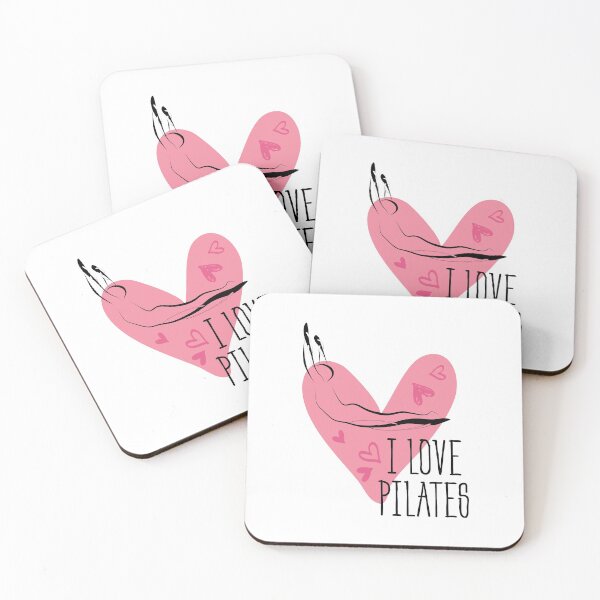 Item preview, Pilates pose and heart designed and sold by sashica.
