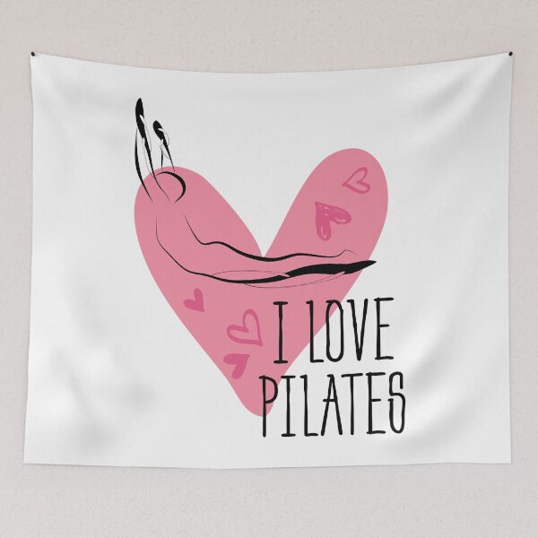 Item preview, Pilates pose and heart designed and sold by sashica.