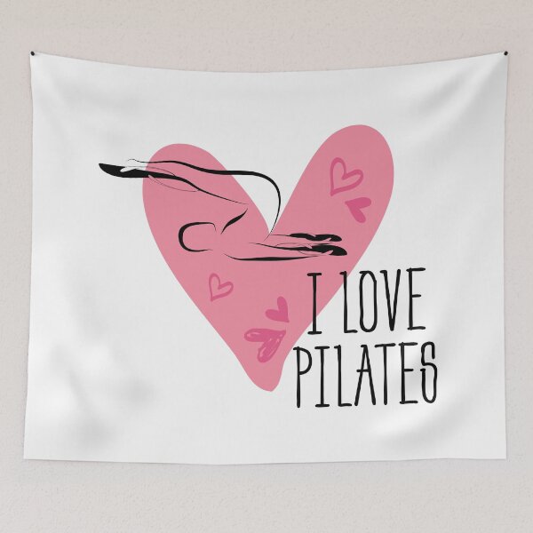 Item preview, Pilates pose and heart designed and sold by sashica.