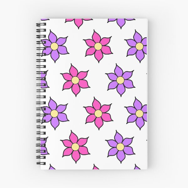 Item preview, Pink and Purple Fluro Flowers designed and sold by passionatelyem.