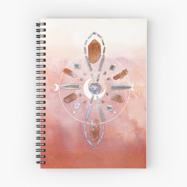 Item preview, Tangerine Quartz Crystal Grid - Soul Healing designed and sold by SpiritStone.
