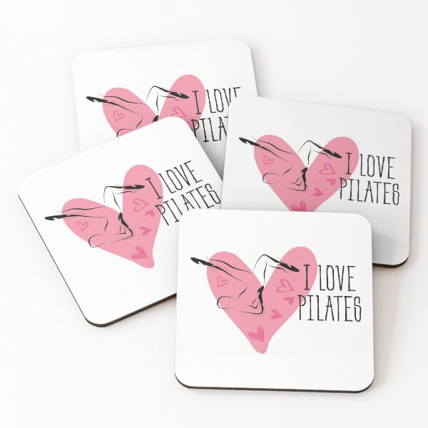 Item preview, Pilates pose and heart designed and sold by sashica.