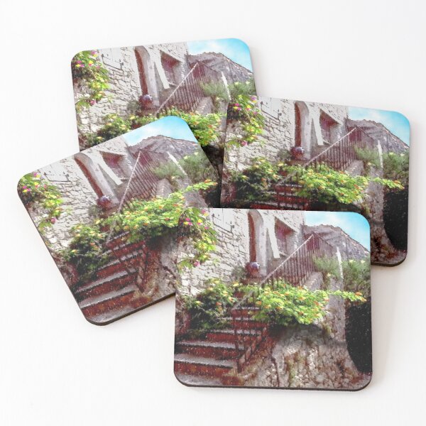 Item preview, Provence,staircase with flowers. designed and sold by Robert Elfferich.
