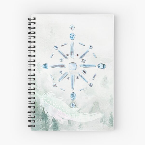 Item preview, Scolecite & Tree Agate Crystal Grid - Peace designed and sold by SpiritStone.