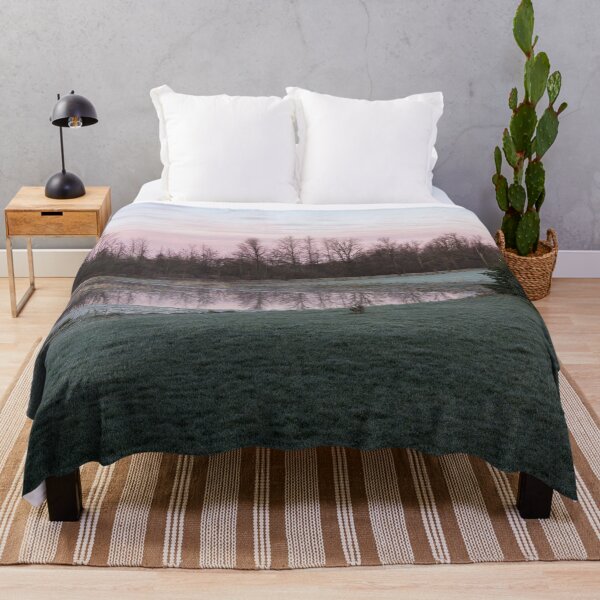 Item preview, Frosty Morning - Quiet Pinks and Greens at the Pond designed and sold by Georgia Mizuleva.