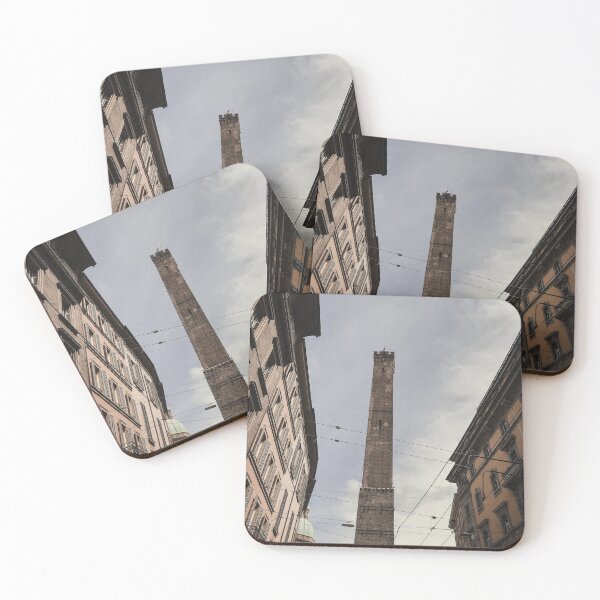 Item preview, Two Towers, Bologna, Emilia Romagna, Italy, street photography, Torre degli Asinelli, italian city designed and sold by Spallutos.