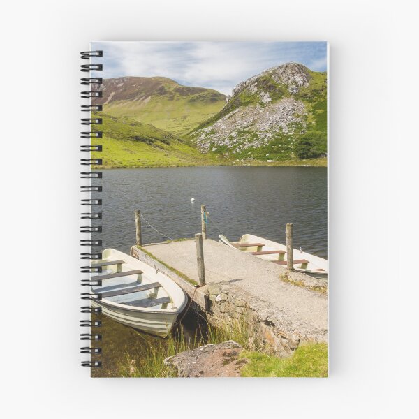 Item preview, Two rowing boats by jetty, Snowdonia. designed and sold by Andy Chisholm.