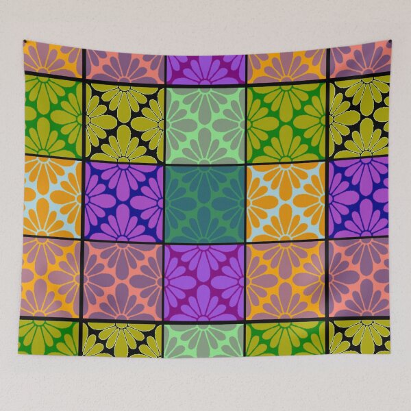 Item preview, Multi colored patchwork vintage design #2 designed and sold by Carrie_Anne_Designs.