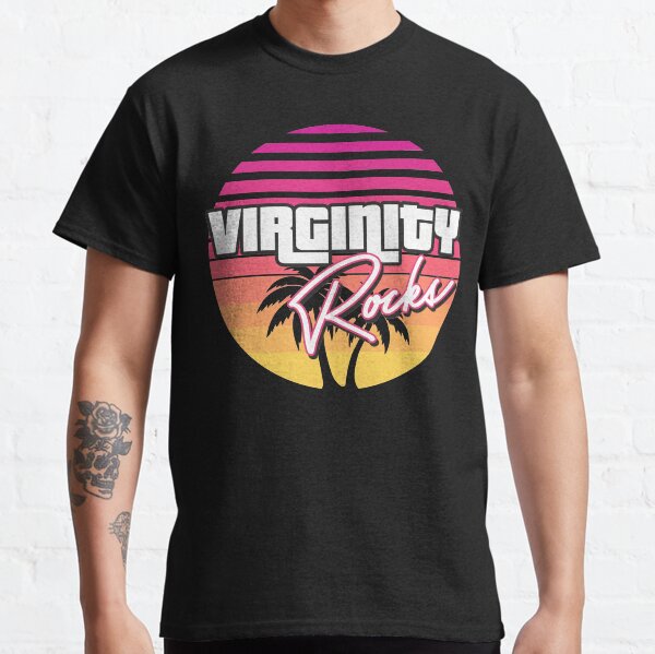 Vintage Retro Virginity Rocks Classic T-Shirt