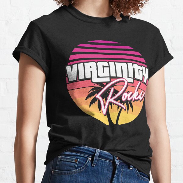Vintage Retro Virginity Rocks T-shirt classique