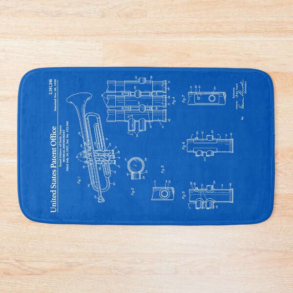 Item preview, Trumpet Patent - Blueprint designed and sold by FinlayMcNevin.