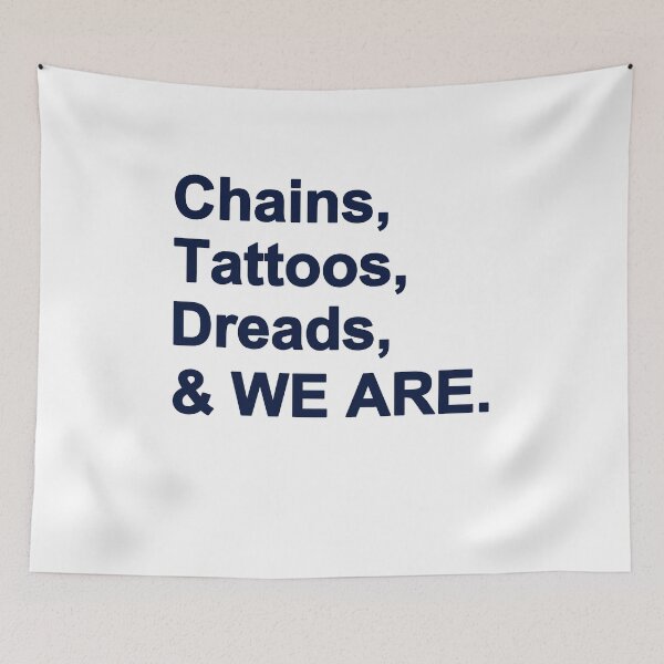 Item preview, chains, tattoos,dreads,& we are shirt designed and sold by rayla1424.
