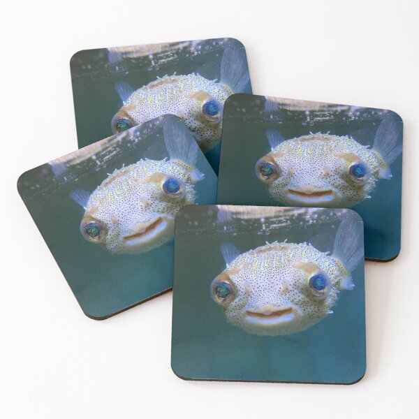 Item preview, Happy Porcupine Puffer Fish designed and sold by buzzmarshall.