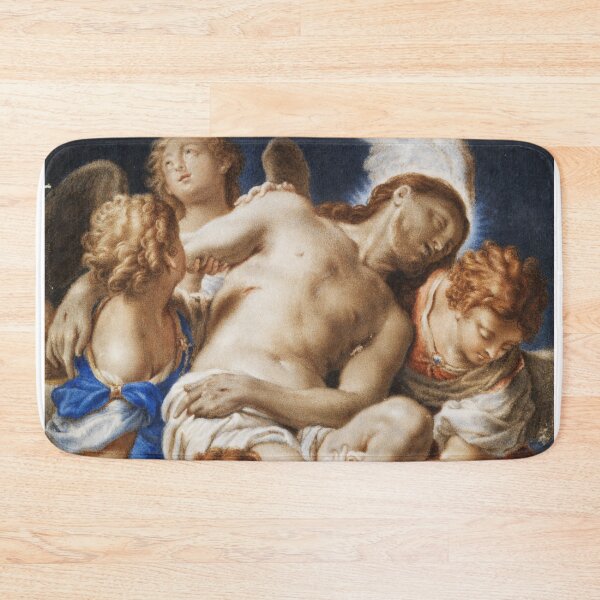 Item preview, Francesco Trevisani - Angels Carrying Corpse of Christ - Circa 1746 - Painting designed and sold by CrankyOldDude.