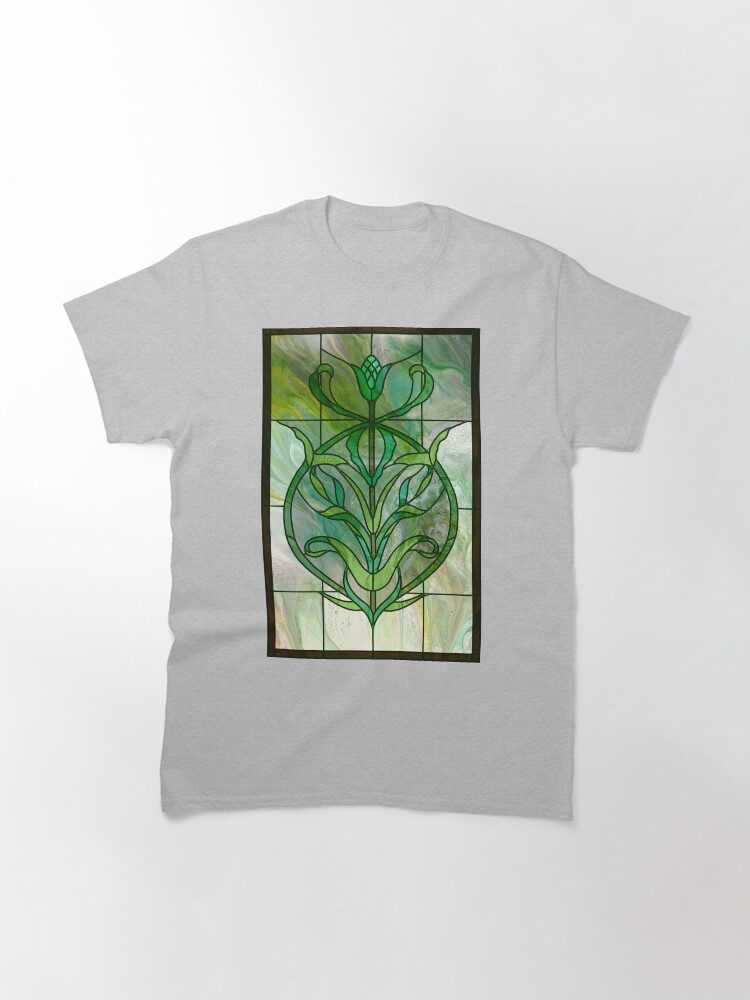 Alternate view of Glass Leaves II: fluid digital art Classic T-Shirt