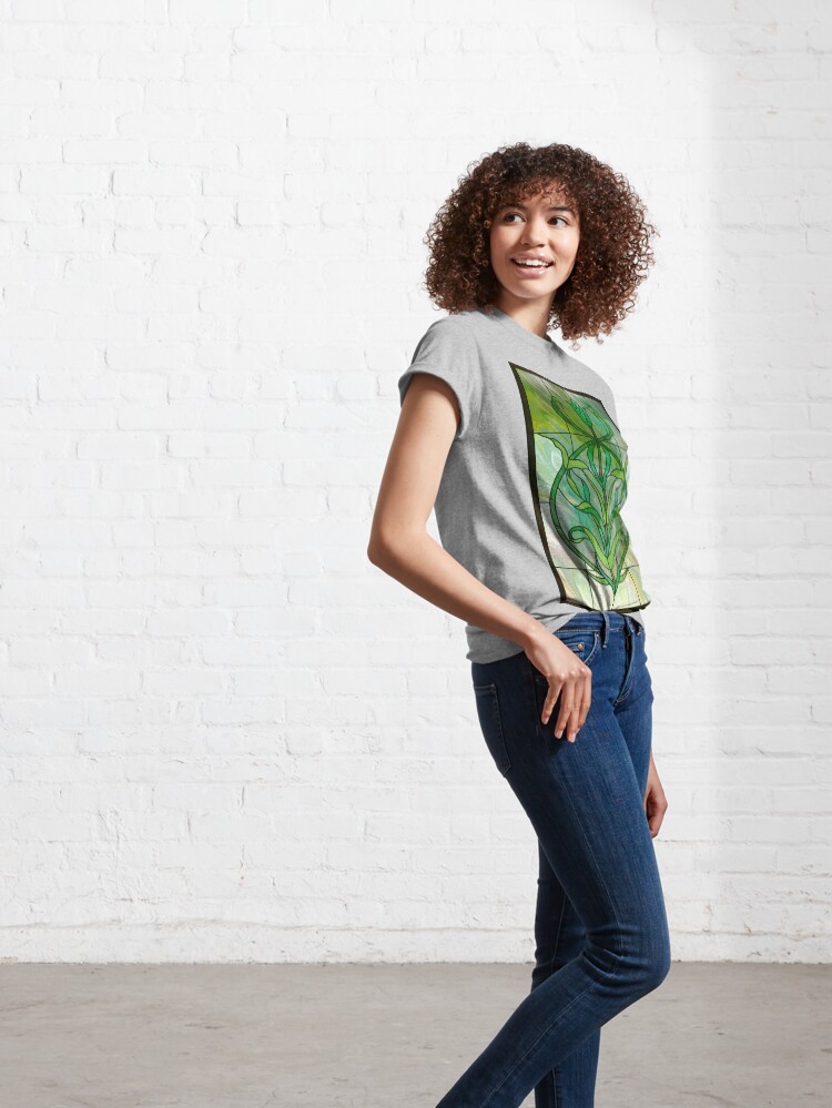 Alternate view of Glass Leaves II: fluid digital art Classic T-Shirt