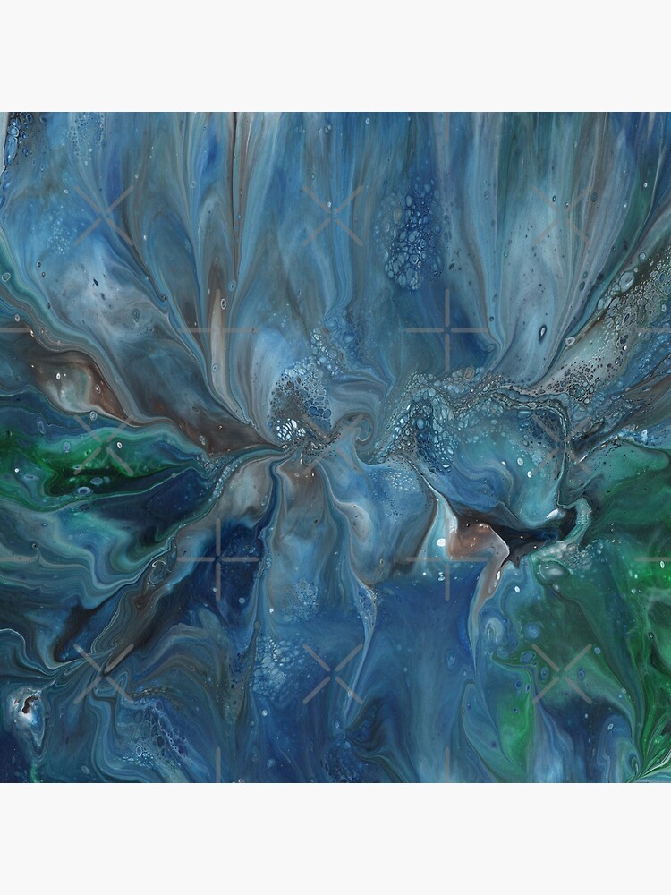 Crosscurrent: ocean river fluid art by kerravonsen