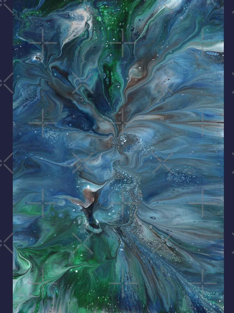 Crosscurrent: ocean river fluid art by kerravonsen