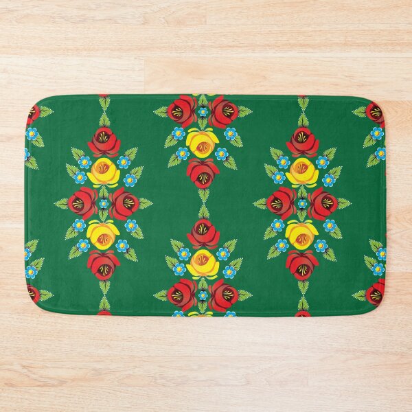 Item preview, Narrowboat Canal Roses Green Vertical designed and sold by Running-Duck.