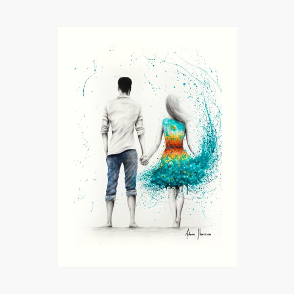 Holding Hands Art Prints Redbubble