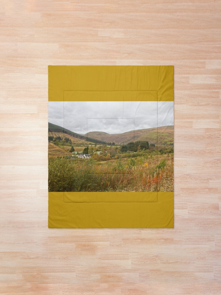 Alternate view of Ettrick Valley Landscapes, Scottish Borders Comforter