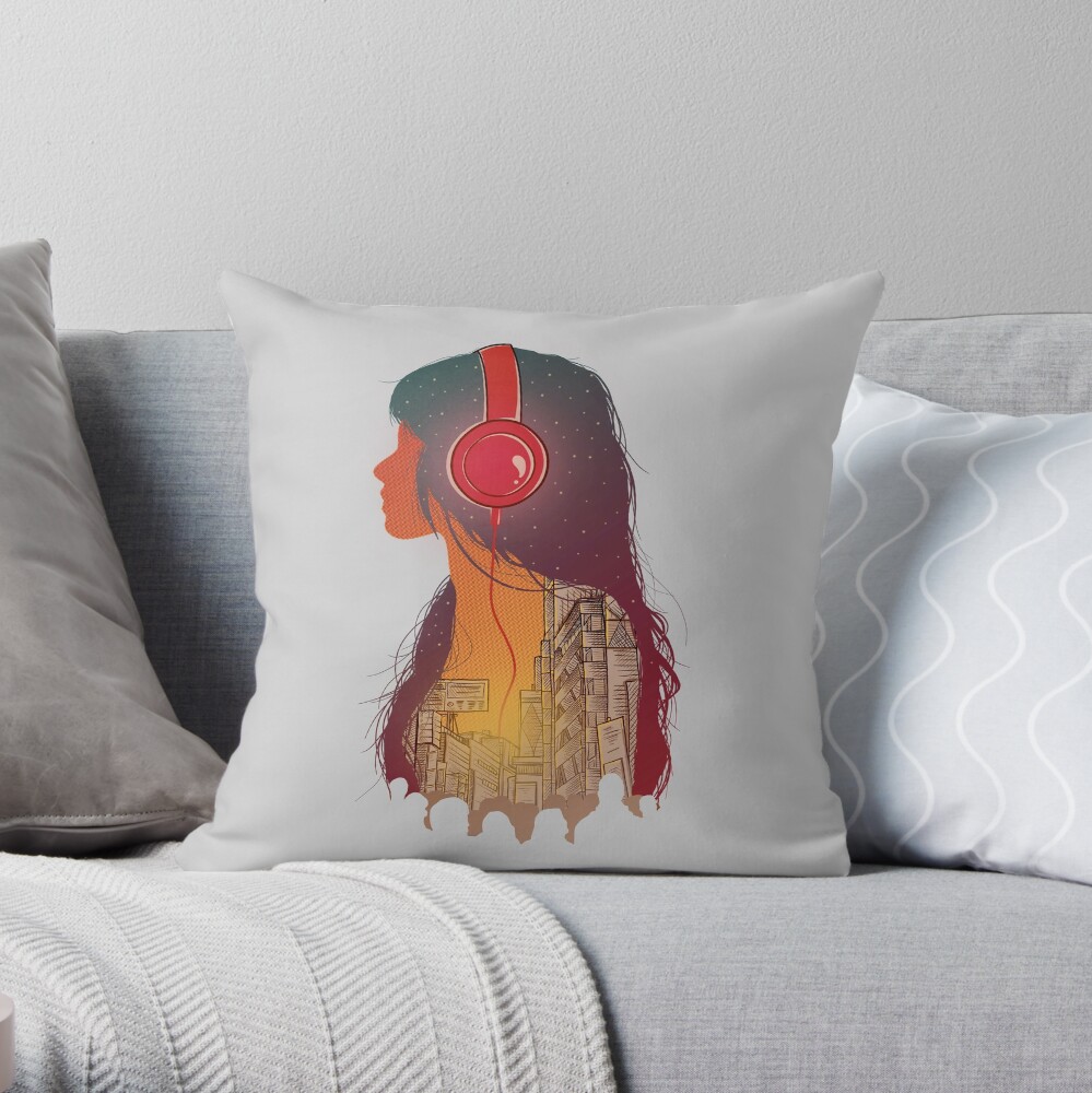Cure the Loneliness Throw Pillow