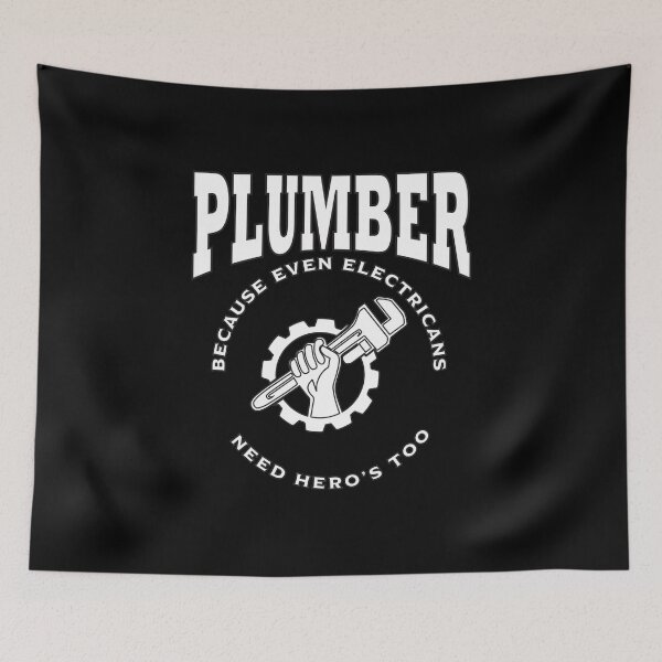 Item preview, Plumber Because Even Electricians Need Heros Too designed and sold by kudostees.