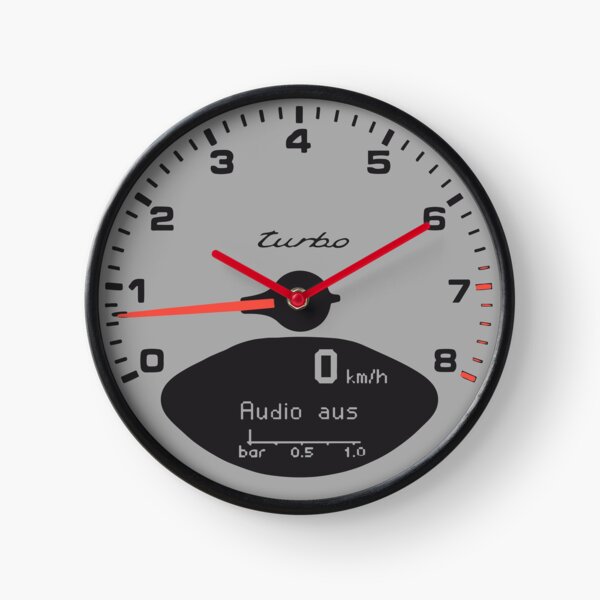 Horloge Tachymètre Porsche 911 Turbo Horloge
