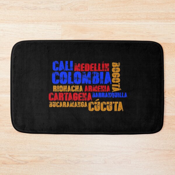 Artikelvorschau, Kolumbien Medellin Bogota Stadt Namen T Shirt Geschenk entworfen und verkauft von Timcito.