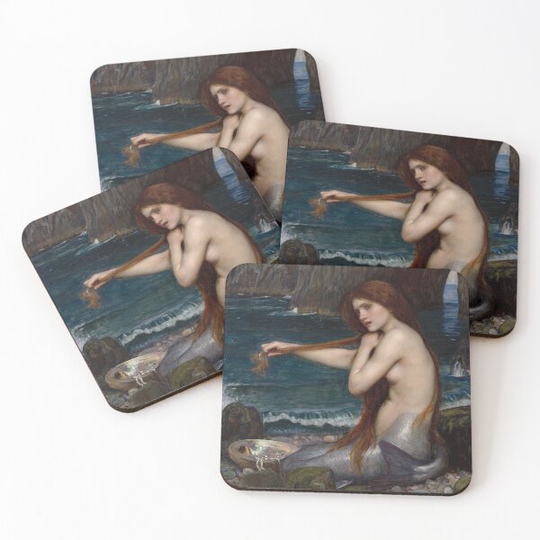 Item preview, John William Waterhouse - Mermaid designed and sold by ArtExpression.
